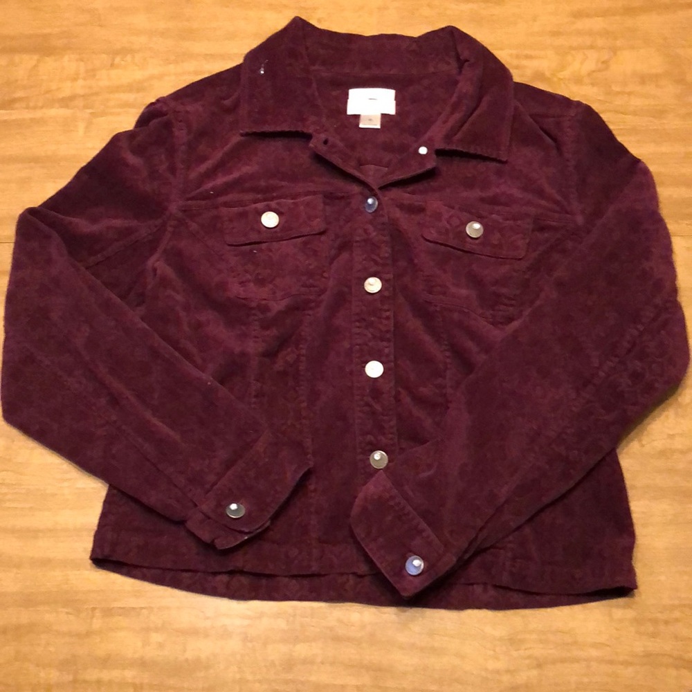 Plum jacket